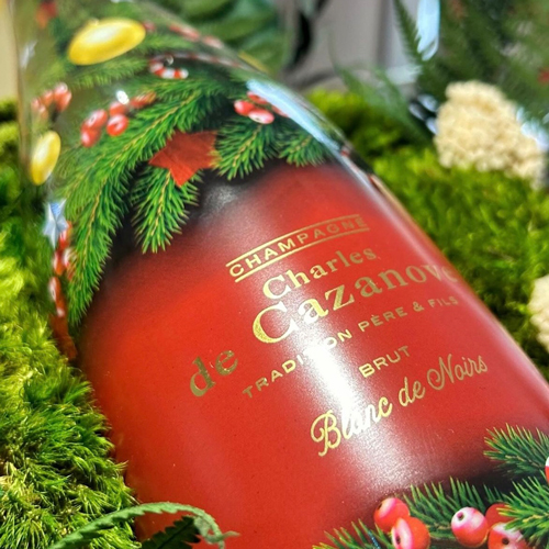 Bouteille dans un sapin / Bottle in a Christmas tree